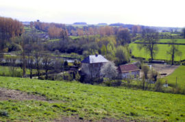 A typical building of Pas-de-Calais, in Bomy