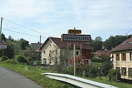 Entrée du village.