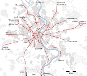 Image illustrative de l’article Métro léger de Cologne