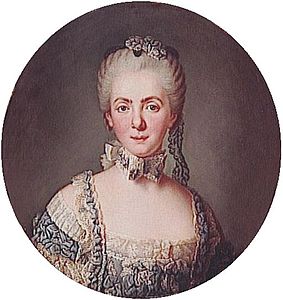 Louise-Marie de Bourbon, vers 1760.