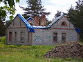 Ruins of the former narrow gauge railway station building