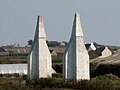 Les deux amers de Plougonvelin, non loin de la Pointe Saint-Mathieu.