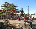 Cyclo-pousse, Rue Joffre.