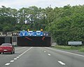 A1 ter hoogte van de Craeybeckxtunnel richting Antwerpen.