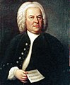 Johann Sebastian Bach wearing a wig.