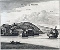 De Nederlandse factorij in Hirado. 17e-eeuwse gravure