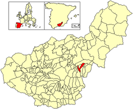 La Calahorra – Mappa