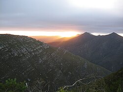 ’n Beeld van die betrokke bergpas.