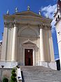 Facciata del duomo di Santa Maria in Montecchia di Crosara