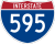 Interstate 595 marker