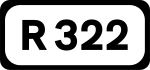 R322 road shield}}