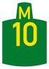 Metropolitan route M10 shield