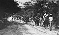 Image 13United States Marines and a Haitian guide patrolling the jungle in 1915 during the Battle of Fort Dipitie (from History of Haiti)