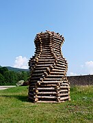 Bûcher pour les feux de la Saint-Jean.