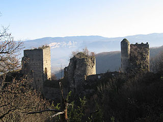 Le château de Rochechinard.