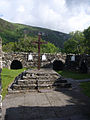 Klosterruine auf der Insel in Gougane Barra