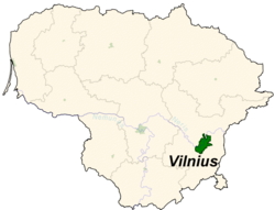 Mapo di Vilnius