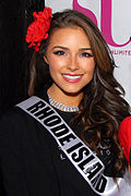 2012: Olivia Culpo, que competiu como Miss Rhode Island USA