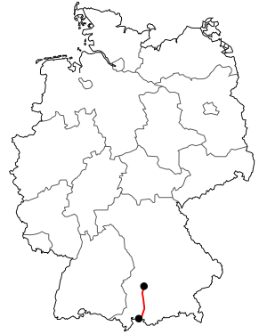 Verlauf der B 17