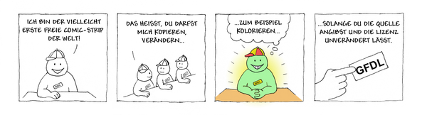 Beispiel für einen Comic-Strip