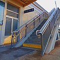 Escaliers de la passerelle - Gare de Belleville-sur-Saône