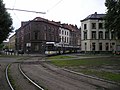 Tram en site propre sur Rabotstraat