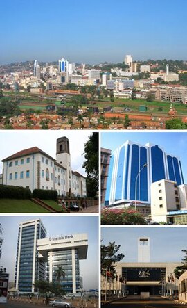 Vista de Kampala em 2011