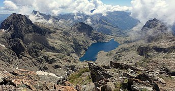 Le lac Long, dans la haute Gordolasque.