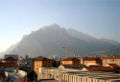 A view of one of the mountains surrounding Lecco.