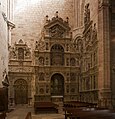 Retaule de Santa Librada a la catedral de Sigüenza, amb la tomba de la santa