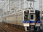 特急「サザン」自由席車として運用される8006F（井原里駅）