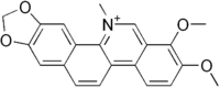 Skeletal formula of chelerythrine