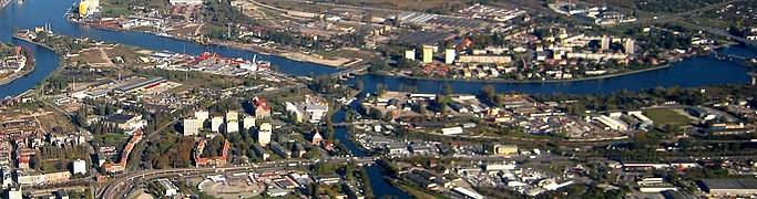 Gdańsk - Sienna Grobla (panorama)