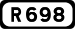 R698 road shield}}