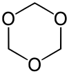 Structuurformule van 1,3,5-trioxaan