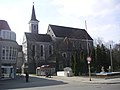 Blick auf den Klosterbau mit Kirche