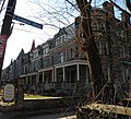 Alpha Terrace Historic District, built circa 1885, in the East Liberty neighborhood of Pittsburgh, Pennsylvania.