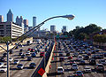 Downtown Connector view of the downtown skyline