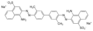 Strukturformel von Benzopurpurin 4B