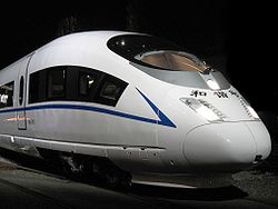 Čína: CRH3 odvozený od Siemens Velaro