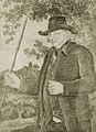 Image 7John Metcalf, also known as Blind Jack of Knaresborough. Drawn by J R Smith in The Life of John Metcalf published 1801. (from History of road transport)