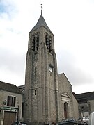 Le clocher de l'église.