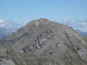 Partie sommitale du mont Glacier.