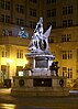 Nelson Monument at night