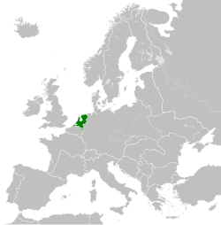 Reichskommissariat Niederlande in 1942.