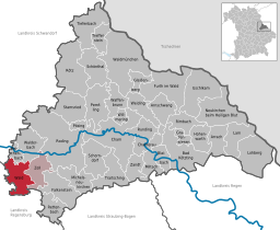 Läget för Wald i Landkreis Cham