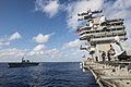 JS Hyūga and USS Ronald Reagan on 23 November 2015.