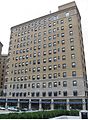 Bruce Hall, built in 1924, on Forbes Avenue, part of the Schenley Quadrangle of the University of Pittsburgh.