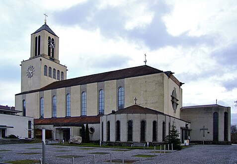 P. Behrens, A. Popp, H. Feichtlbauer, H. Foschum: Linz-Friedenskirche, 1934–51