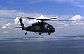 Un MH-60L Black Hawk, version moins perfectionnée du MH-60K